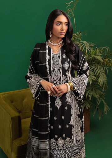 Embroidered Dhanak Unstitched 3-Piece Suit – Winter Wear