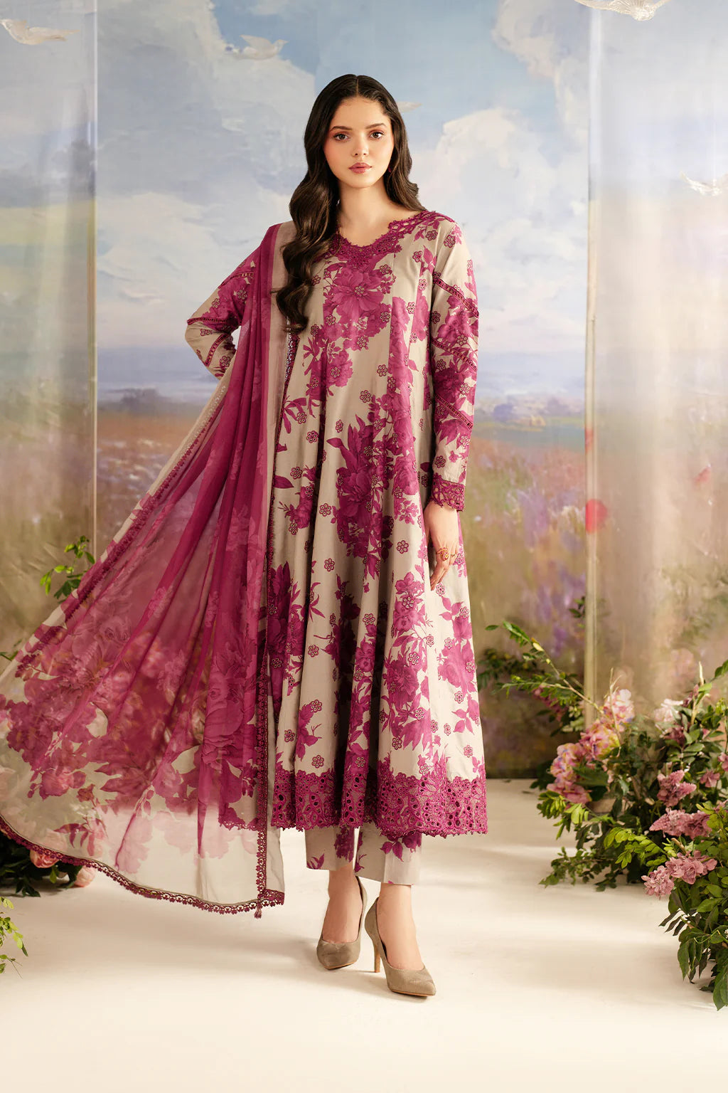IZNIK DIG PRINTED KHADDAR 3PC UNSTITCHED KH-03