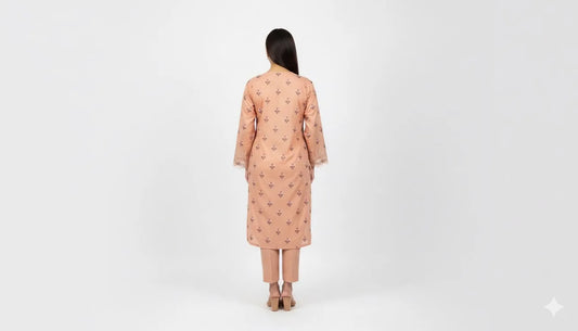 DHANAK-PEACH 3PC UNSTITCHED DH-05