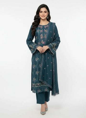 DHANAK - ZINC 3 PC UNSTITCHED DH-02 Z